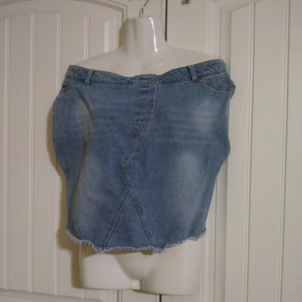 Women's Denim off shoulder top